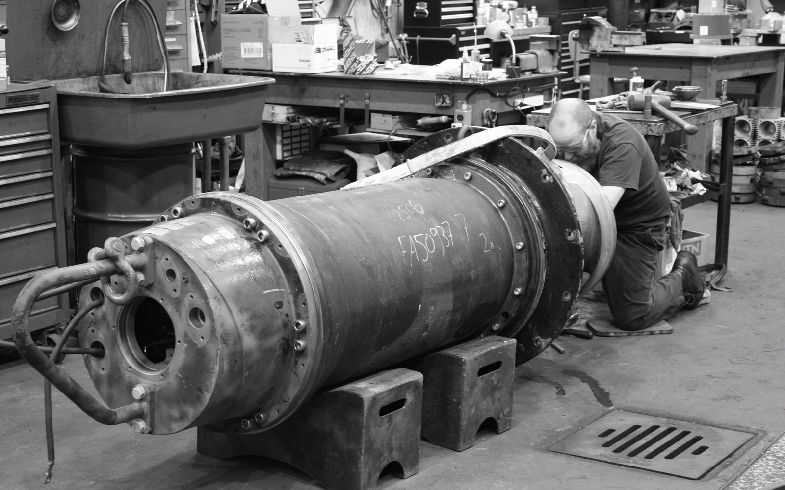 Industrial motor repair