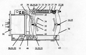 EC&M / Square D 5010 10" Type F Series A Magnetic Drum Brakes - Duke Electric