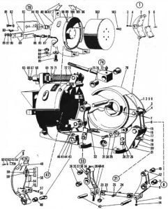 EC&M / Square D 5010 16" Type WB Folio 5 Magnetic Drum Brakes - Duke Electric