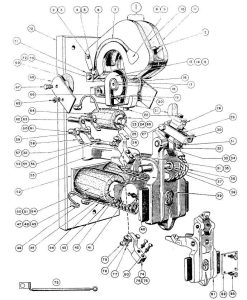 EC&M / Square D No. 1 Type L Folio 3 Single Pole Spring Closed Line-Arc Contactors - Duke Electric