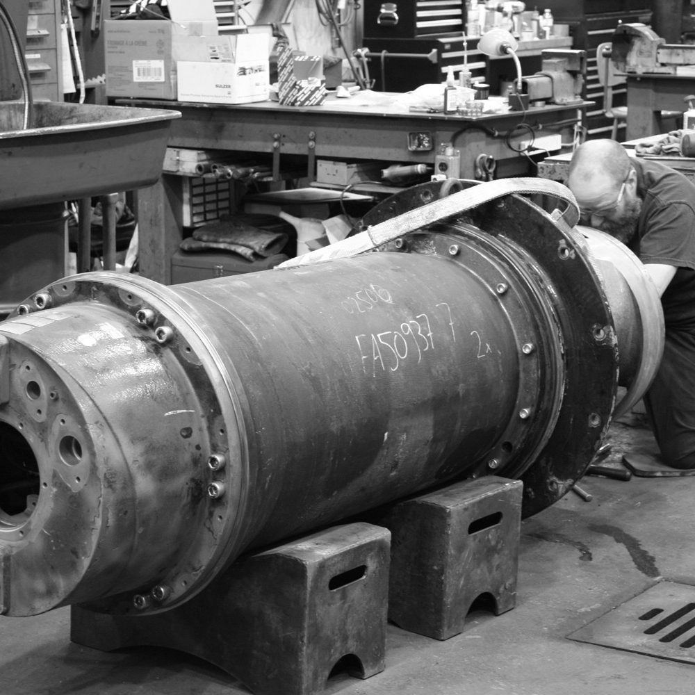 Industrial motor repair